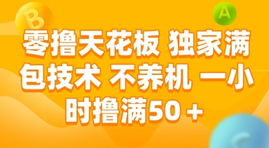 零撸天花板，独家满包技术 不养机 一小时撸满50+【揭秘】-轻创网
