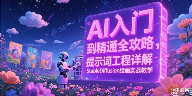 AI入门到精通全攻略，提示词工程详解，StableDiffusion绘画实战教学-轻创网