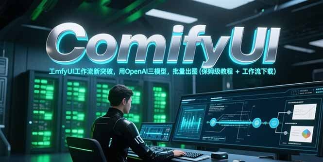 ComfyUI工作流新突破，用OpenAI三模型，批量出图(保姆级教程+工作流下载-轻创网