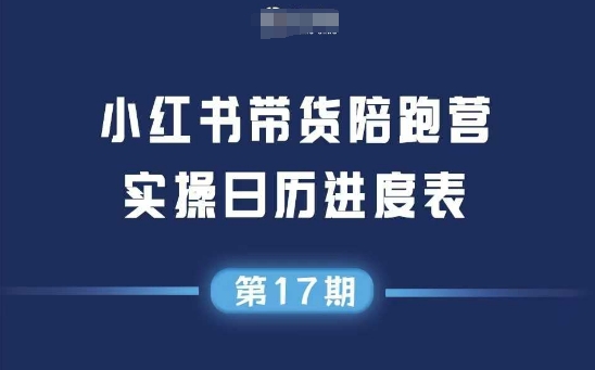 小红书第17期带货陪跑营，不囤货，无不直播，无不投流，通过选品+笔记内容+测品+笔记铺量+矩阵运营打爆款-轻创网