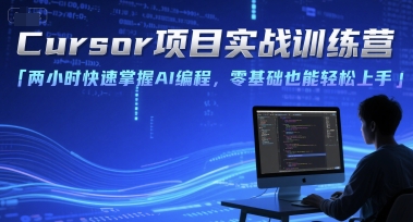 Cursor项目实战训练营，两小时快速掌握AI编程，零基础也能轻松上手-轻创网