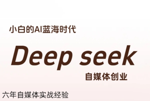 冰冰老师·普通人如何利用Deepseek创业-轻创网