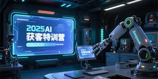 2025AI获客特训营，AI图文视频全制作，deepseek工具实操教学-轻创网