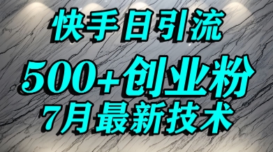 创业粉怎么打？快手精准引流创业粉，宝妈群体日进500+精准流量-轻创网