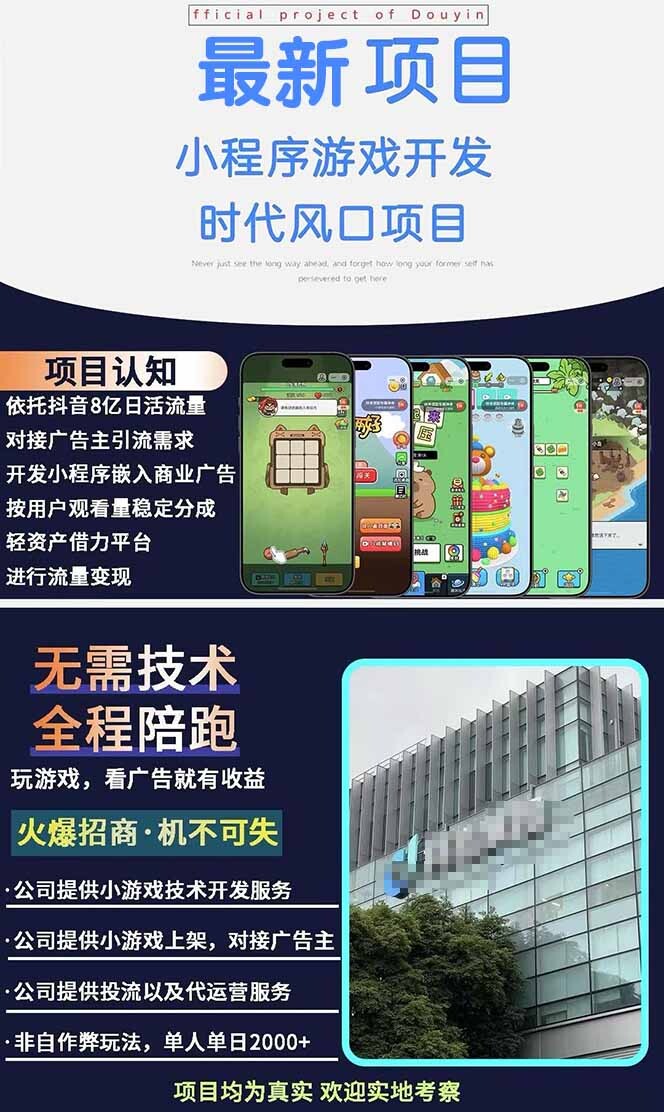 图片[1]-2025最热抖音项目 Ai时代风口项目小程序游戏开发 实测单个游戏日收入1800+-轻创网