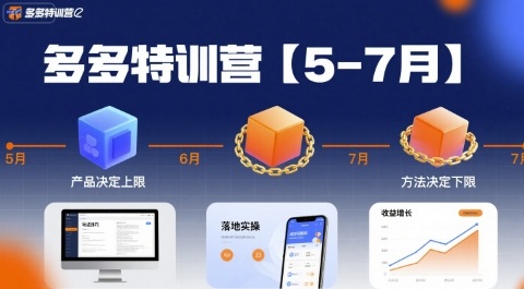 多多特训营【5-7月】产品决定上限，方法决定下限，各种玩法技巧落地实操-轻创网