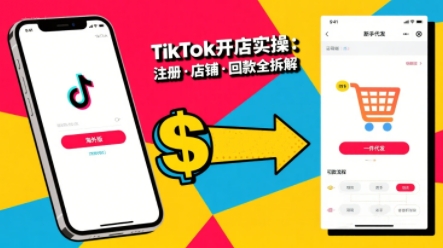 TikTok从开店到投流的进阶课，从基础实操到高阶技巧一网打尽-轻创网