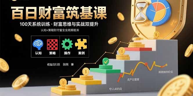 百日财富筑基课：认知+策略+实操+案例拆解 实现从创富到守富全周期能力-轻创网