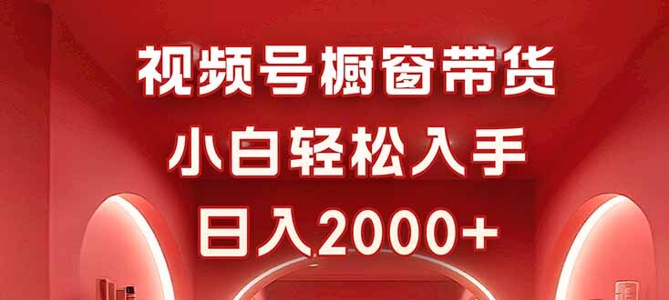 视频号橱窗带货，小白轻松入手，日入2000+-轻创网