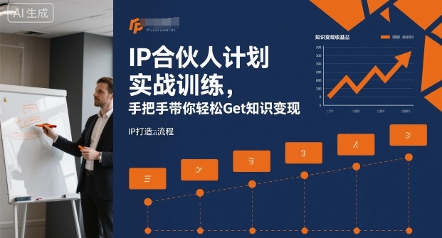 IP合伙人计划实战训练，手把手带你轻松Get知识变现-轻创网