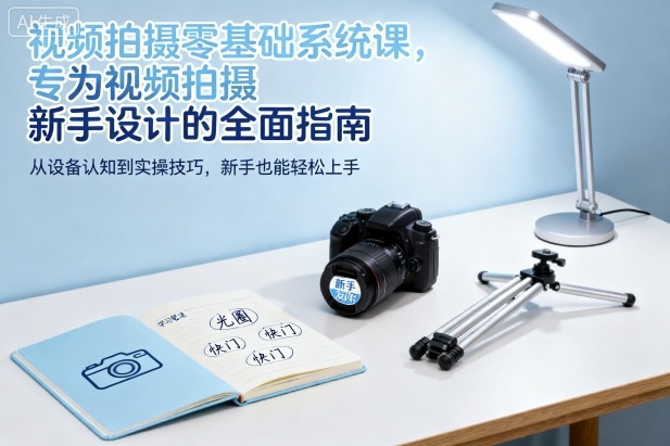 视频拍摄零基础系统课，专为视频拍摄新手设计的全面指南-轻创网