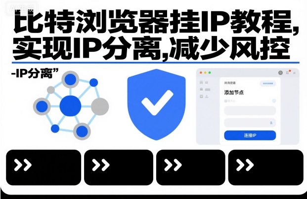 比特浏览器挂IP教程，实现IP分离，减少风控-轻创网