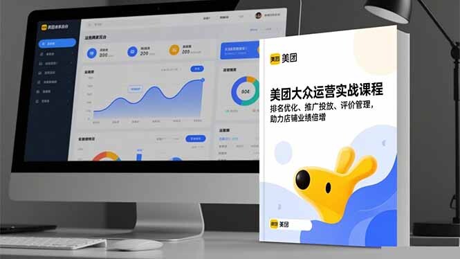 美团大众运营实战课程，排名优化、推广投放、评价管理，助力店铺业绩倍增-轻创网