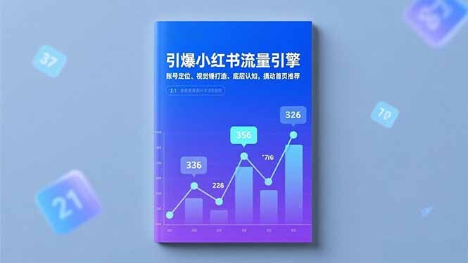 引爆小红书流量引擎，账号定位、视觉锤打造、底层认知，撬动首页推荐-轻创网