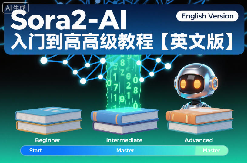 Sora2-AI入门到高级教程【英文版】-轻创网