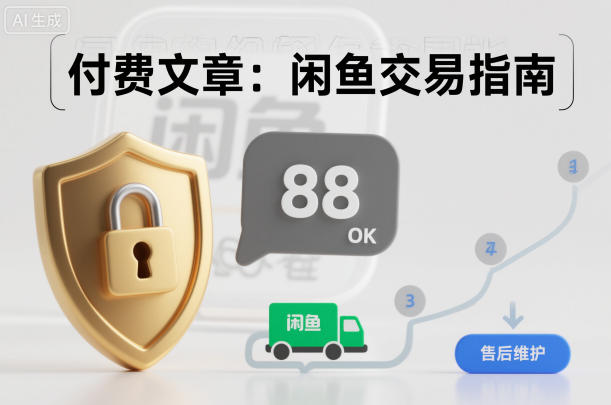 付费文章：闲鱼交易指南，怎么才能降低被坑被马扁的概率-轻创网