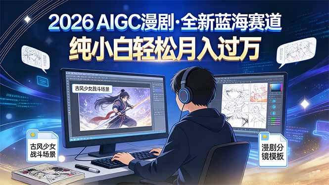 2026年全新蓝海赛道,纯小白轻松月入过万-轻创网