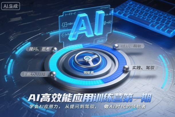 AI高效能应用训练营第一期，学会AI应用力，从提问到驾驭，做AI时代的领航者(更新)-轻创网