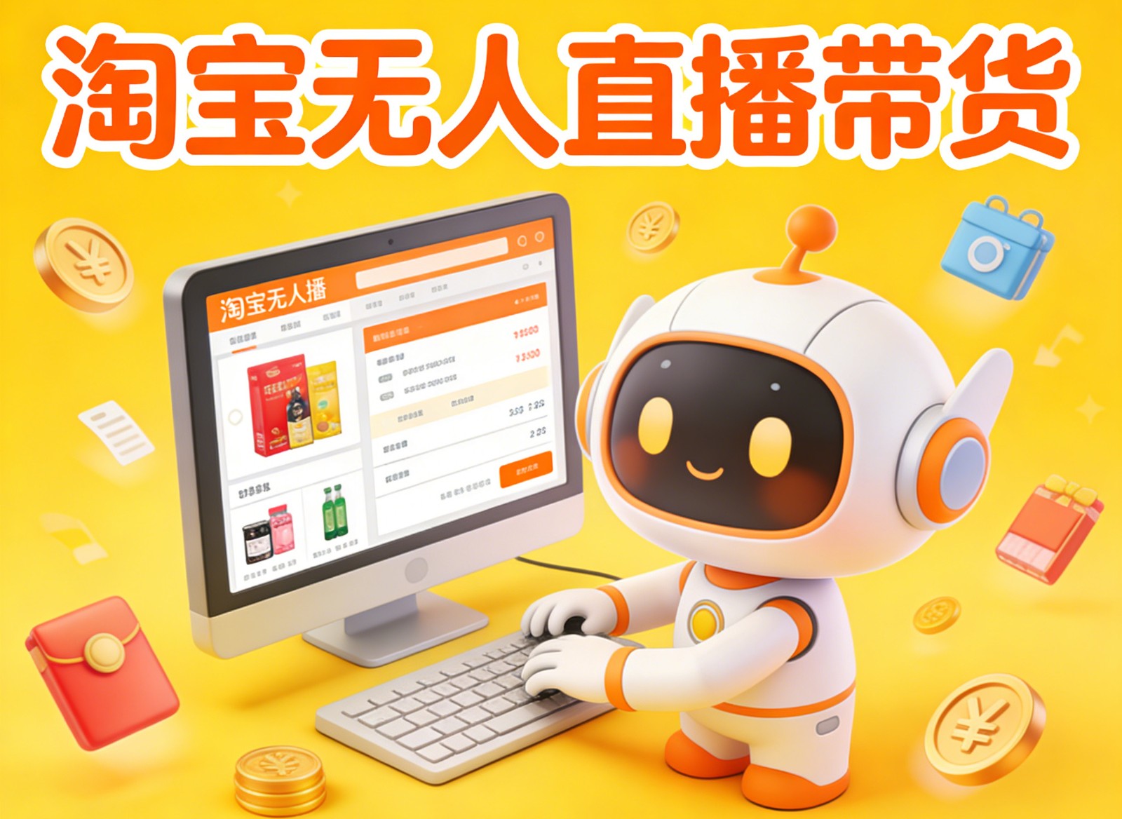淘宝无人直播带货，24小时自动卖货，月佣金1W+，不违规不封号，不用露脸-轻创网
