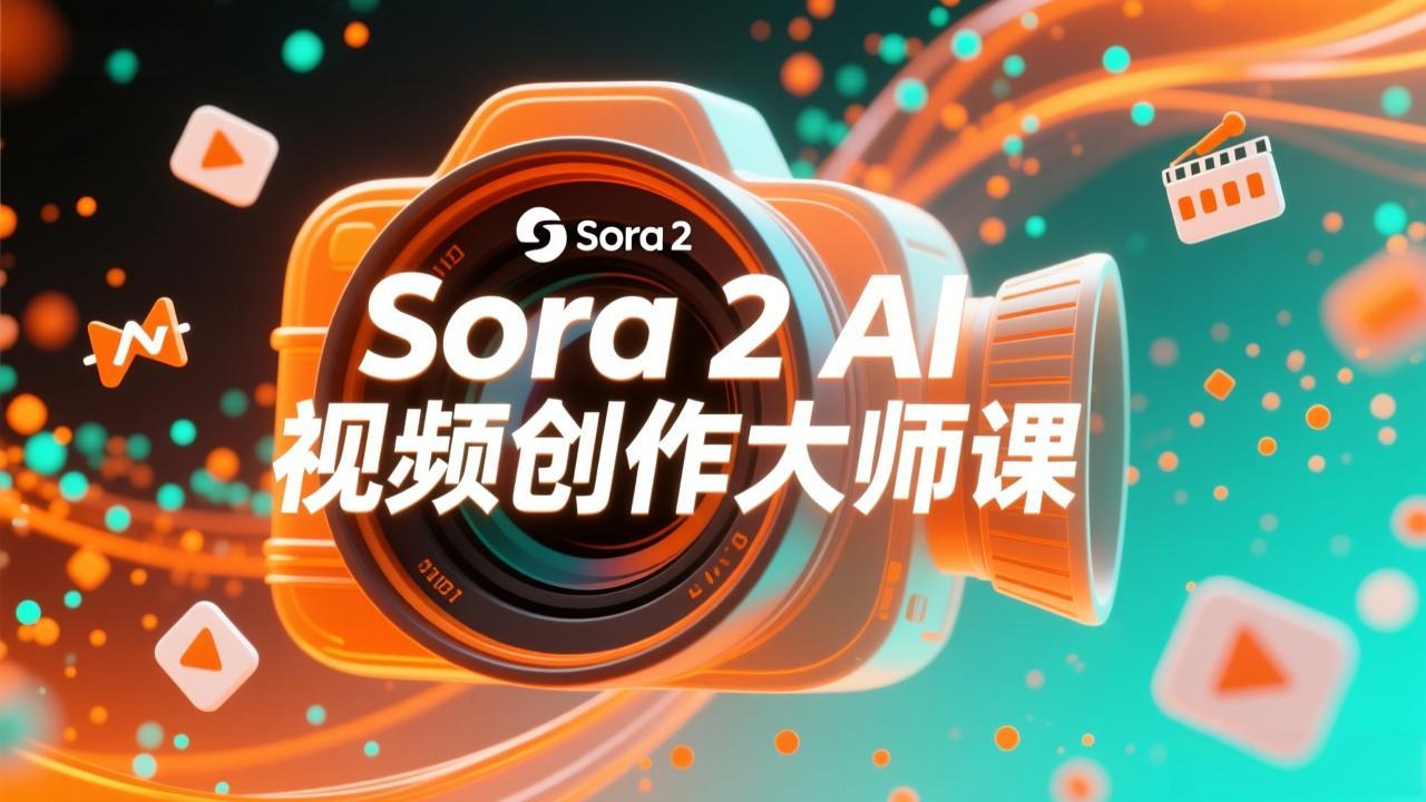 如何利用Sora 2创建流行AI人工智能视频大师班教程：掌握创作全流程，产出百万播放内容-轻创网