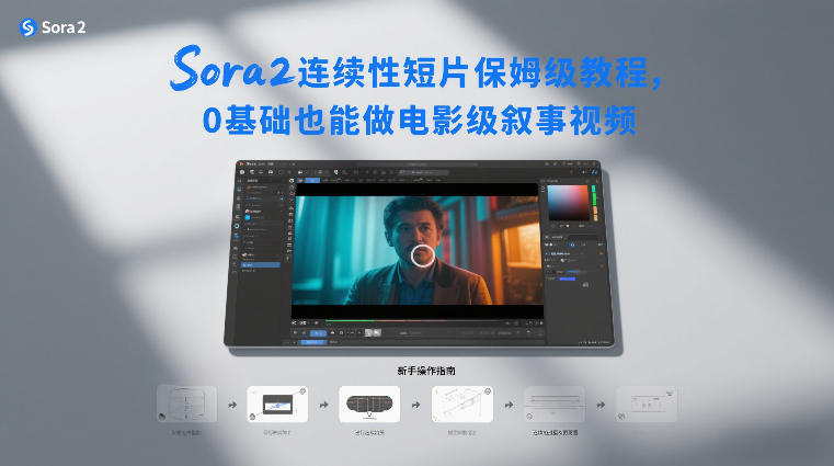 Sora2连续性短片保姆级教程，0基础也能做电影级叙事视频-轻创网