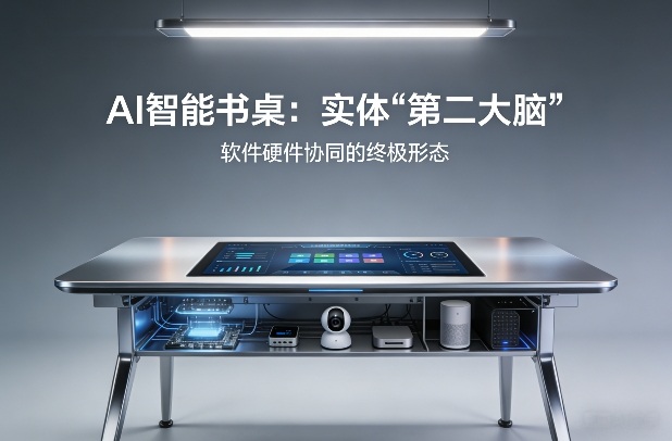 AI智能书桌搭建，构建你的实体“第二大脑”，软件硬件协同的终极形态-轻创网