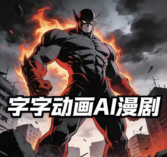 字字动画AI漫剧2026年第1期系统课程，小白看完就能学会实操的漫剧课，单人月收1-3W-轻创网