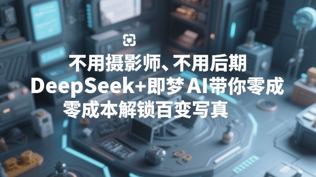 不用摄影师、不用后期，DeepSeek+即梦AI带你零成本解锁百变写真！-轻创网